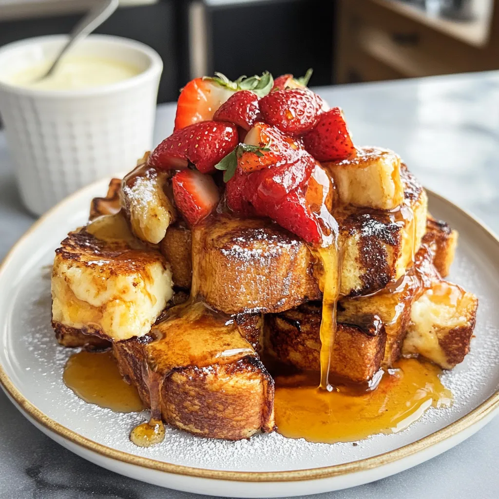 Photo of featured for Savor the Sweetness: Irresistible Hawaiian Roll French Toast Delights