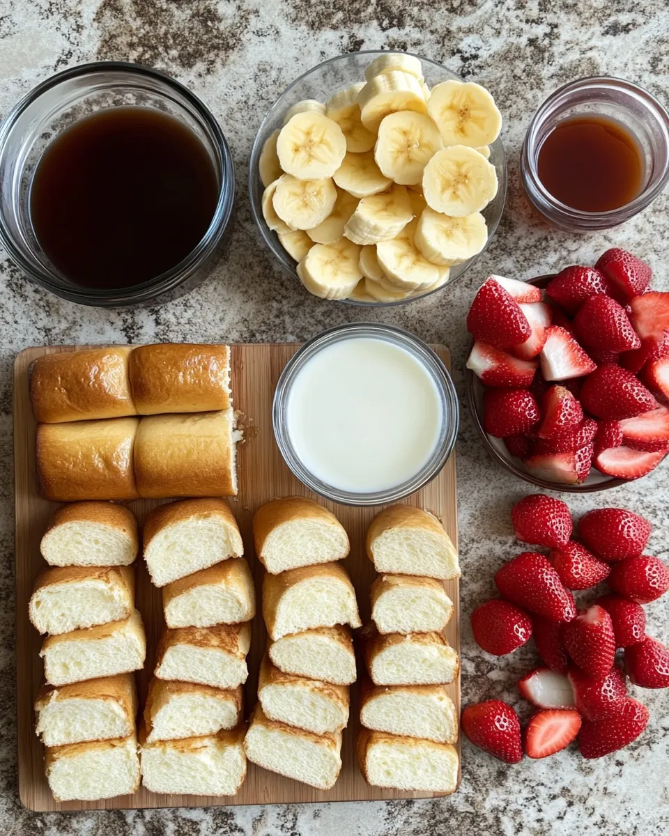 Ingredients for Savor the Sweetness: Irresistible Hawaiian Roll French Toast Delights