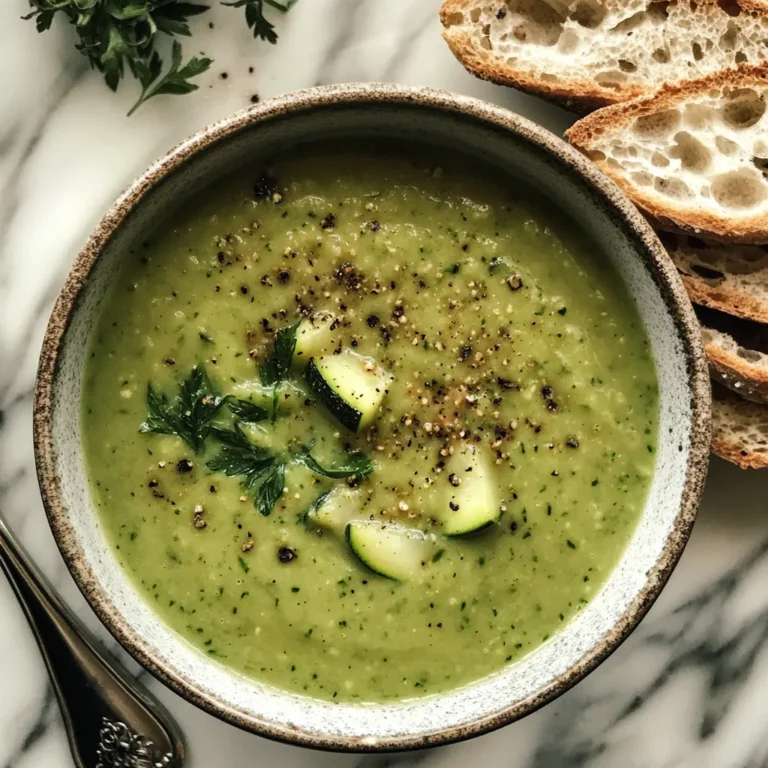 Photo of featured for Savor the Goodness: Wholesome Zucchini Soup Recipe for a Healthier You