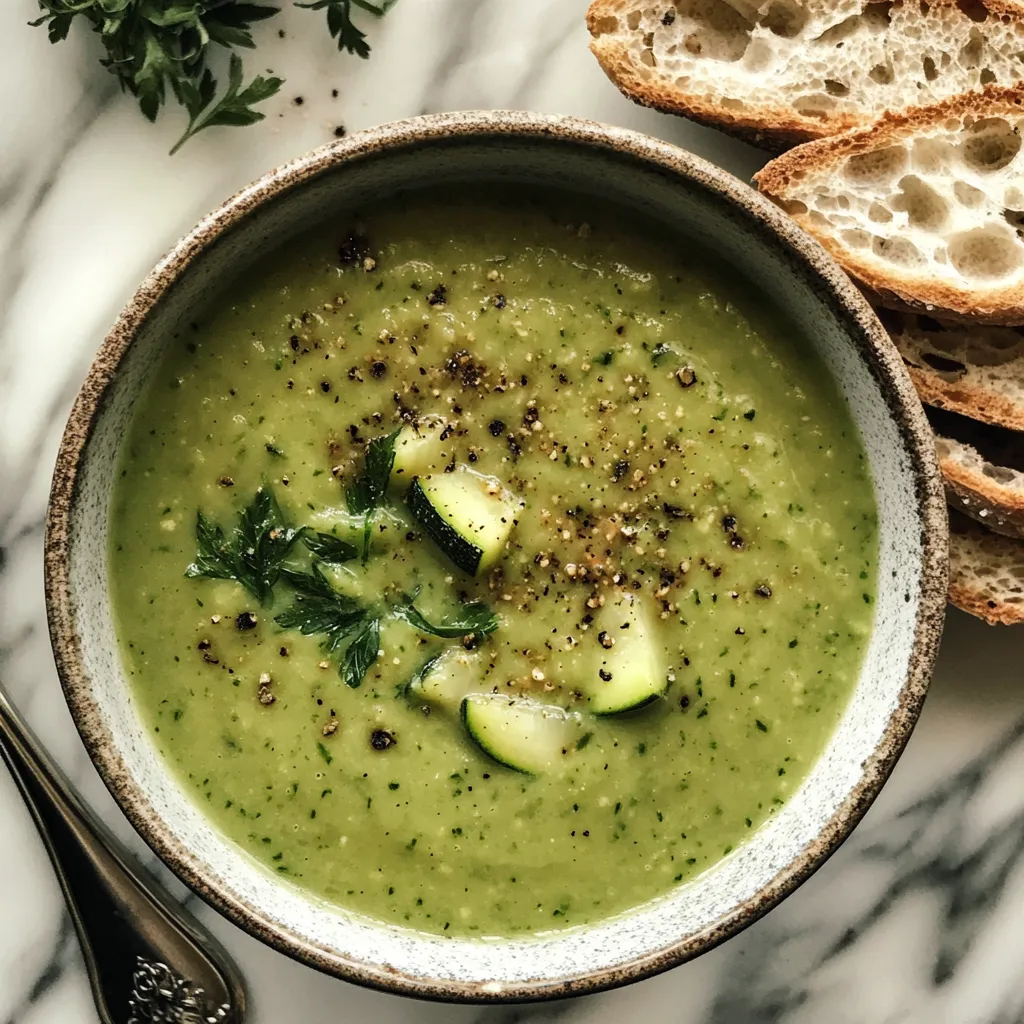 Photo of featured for Savor the Goodness: Wholesome Zucchini Soup Recipe for a Healthier You