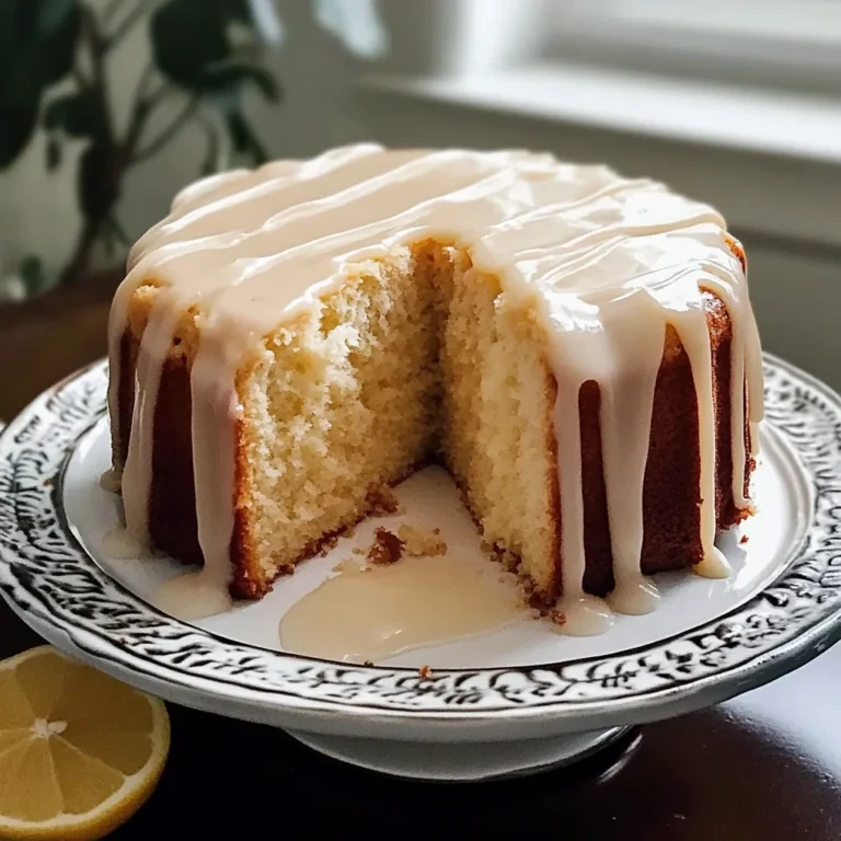 Photo of featured for Heavenly Homemade Vanilla Buttermilk Pound Cake: A Slice of Bliss