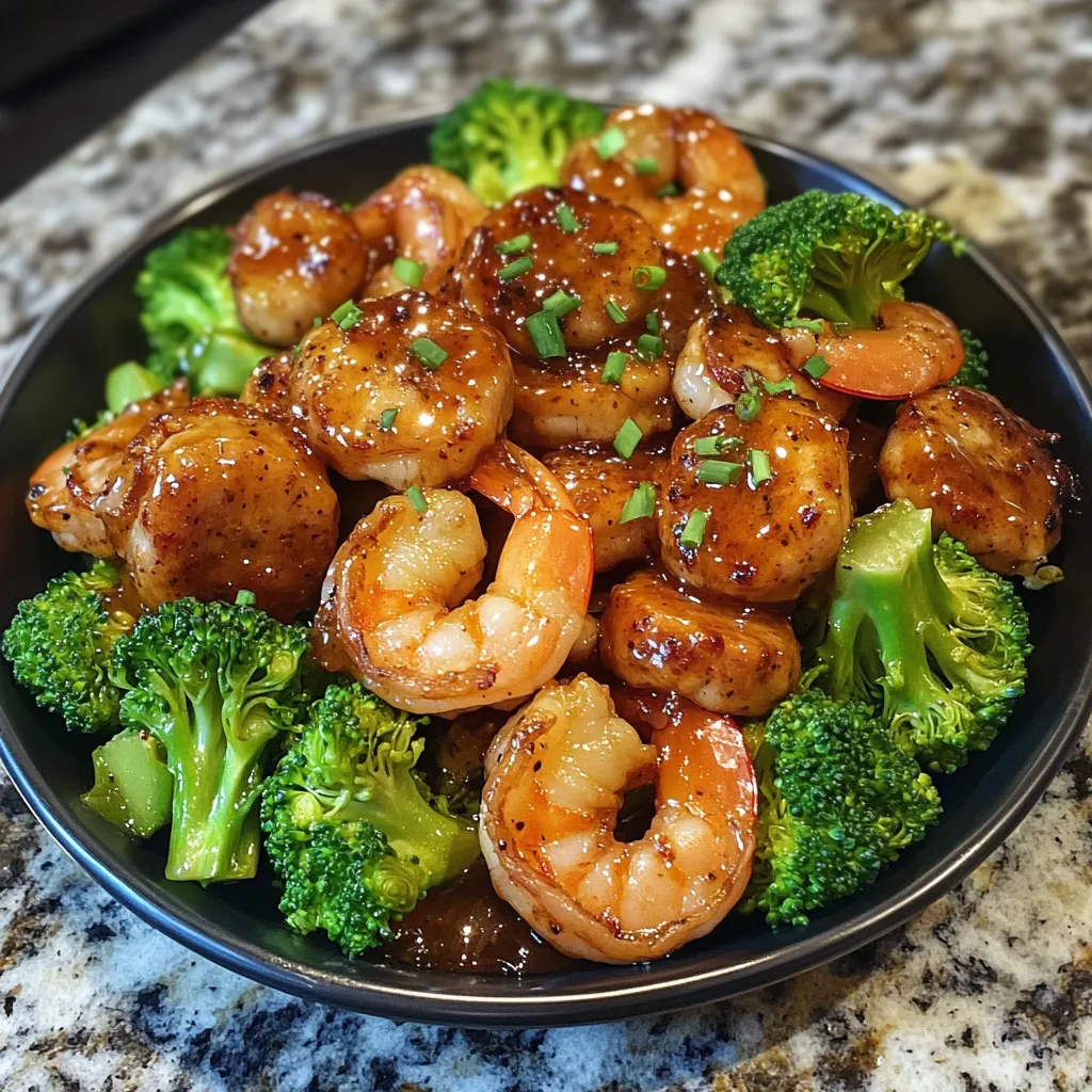 Photo of featured for Sweet and Savory Delight: Honey Garlic Shrimp Sausage and Broccoli Bliss