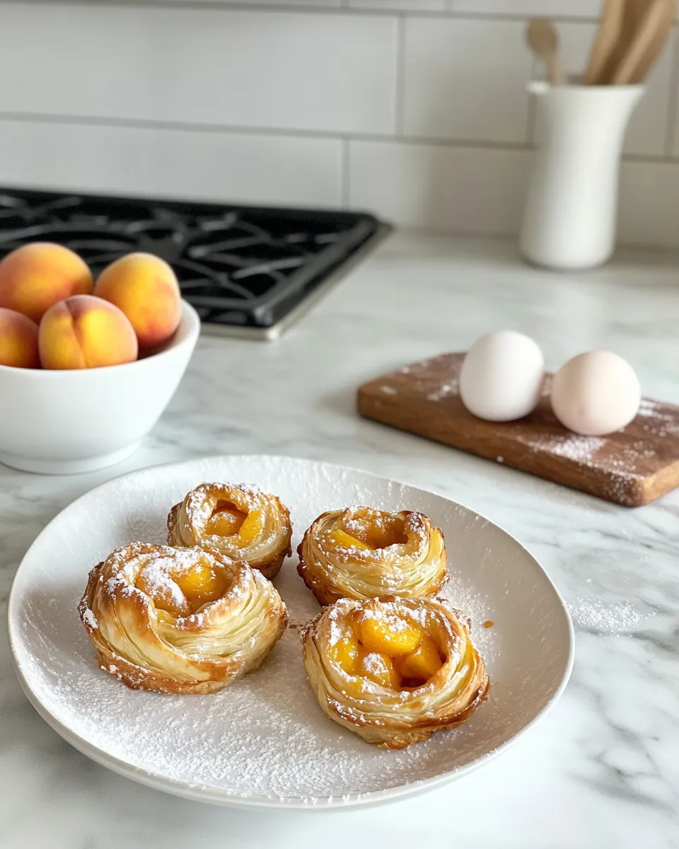 Ingredients for Irresistible Peach Pie Cruffins: A Delicious Twist on a Classic Treat