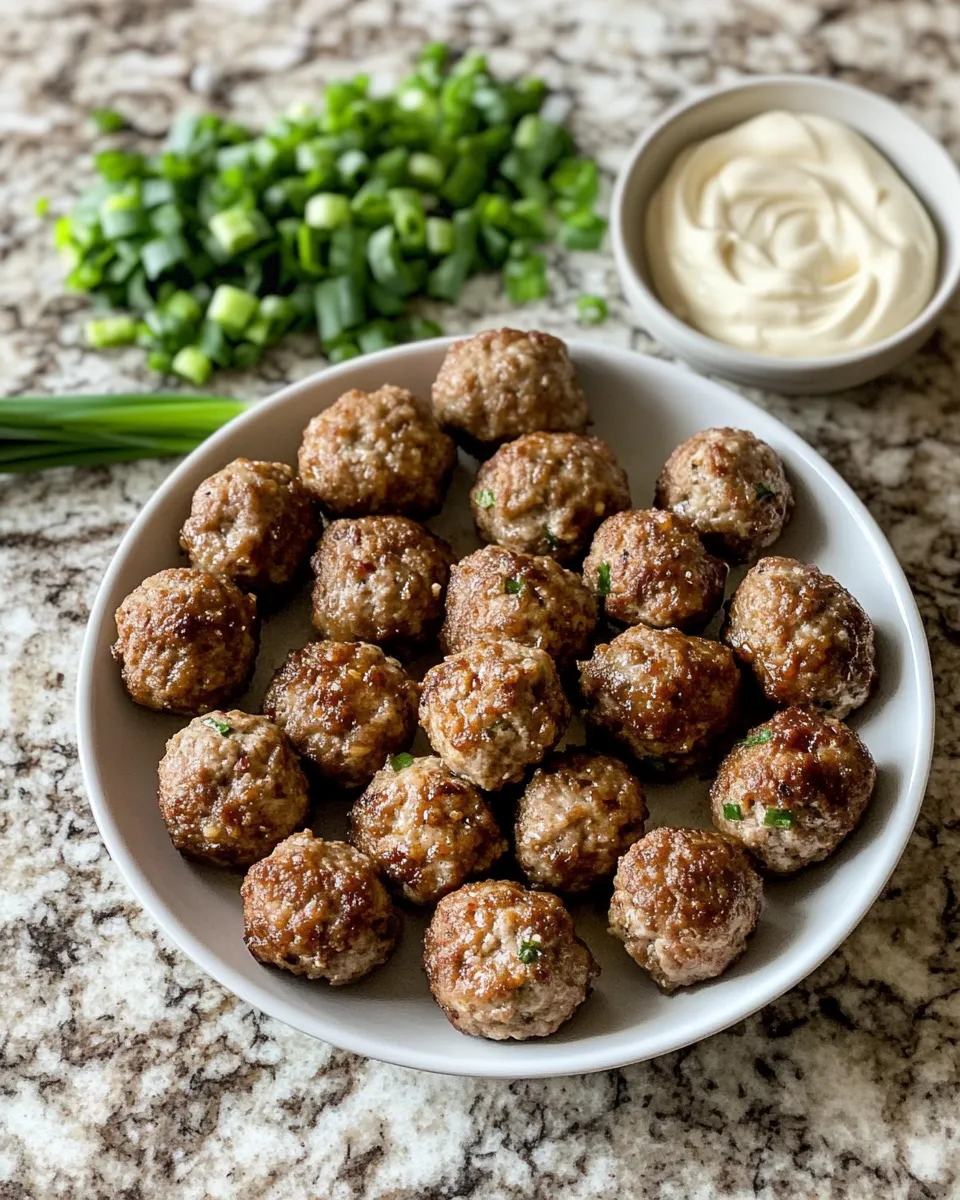 Ingredients for Savor the Flavor: Irresistible Korean BBQ Meatballs with Creamy Mayo Dip