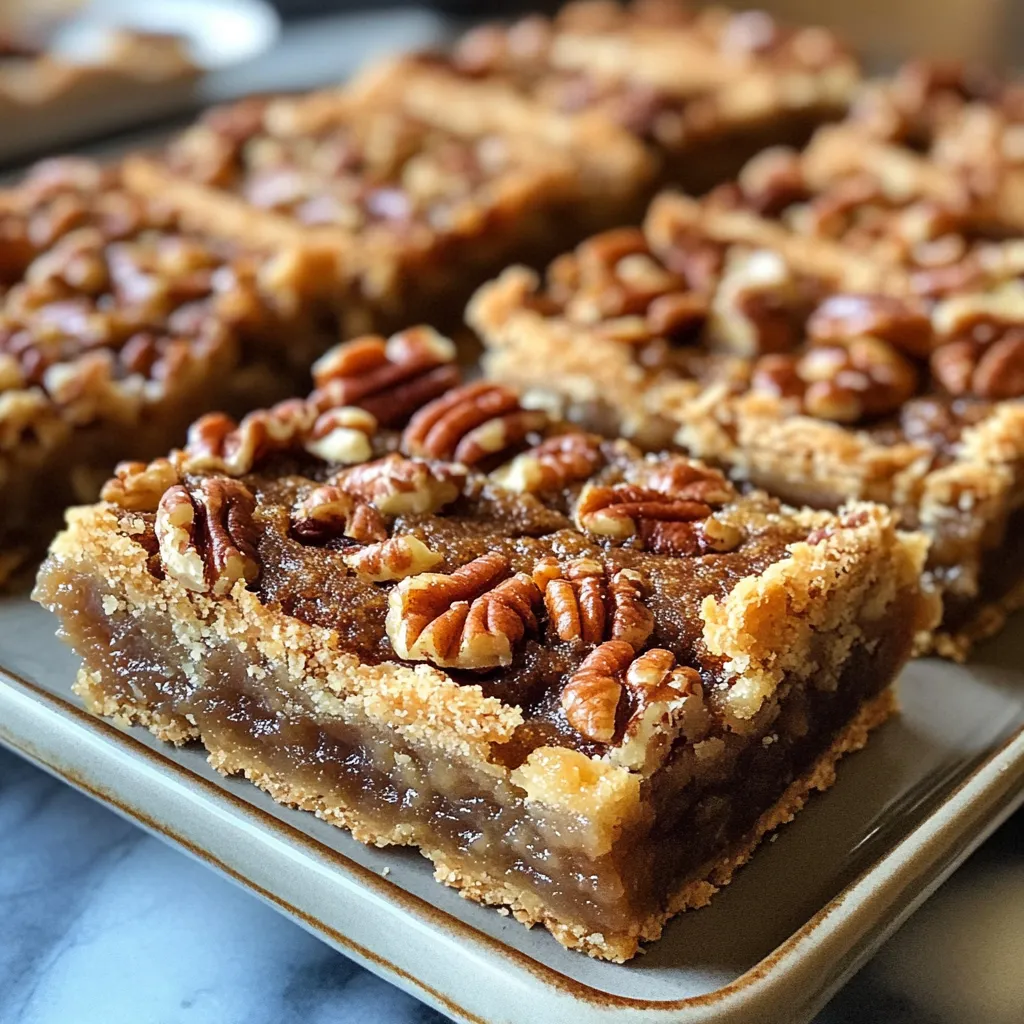 Photo of featured for Effortless Indulgence: Lazy Girl Pecan Pie Bars That Will Wow Your Taste Buds