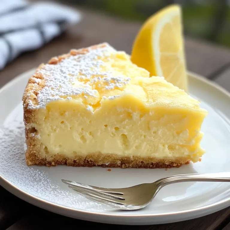 Photo of featured for Zesty Delights: The Ultimate Lemon Custard Cake Recipe You Need to Try