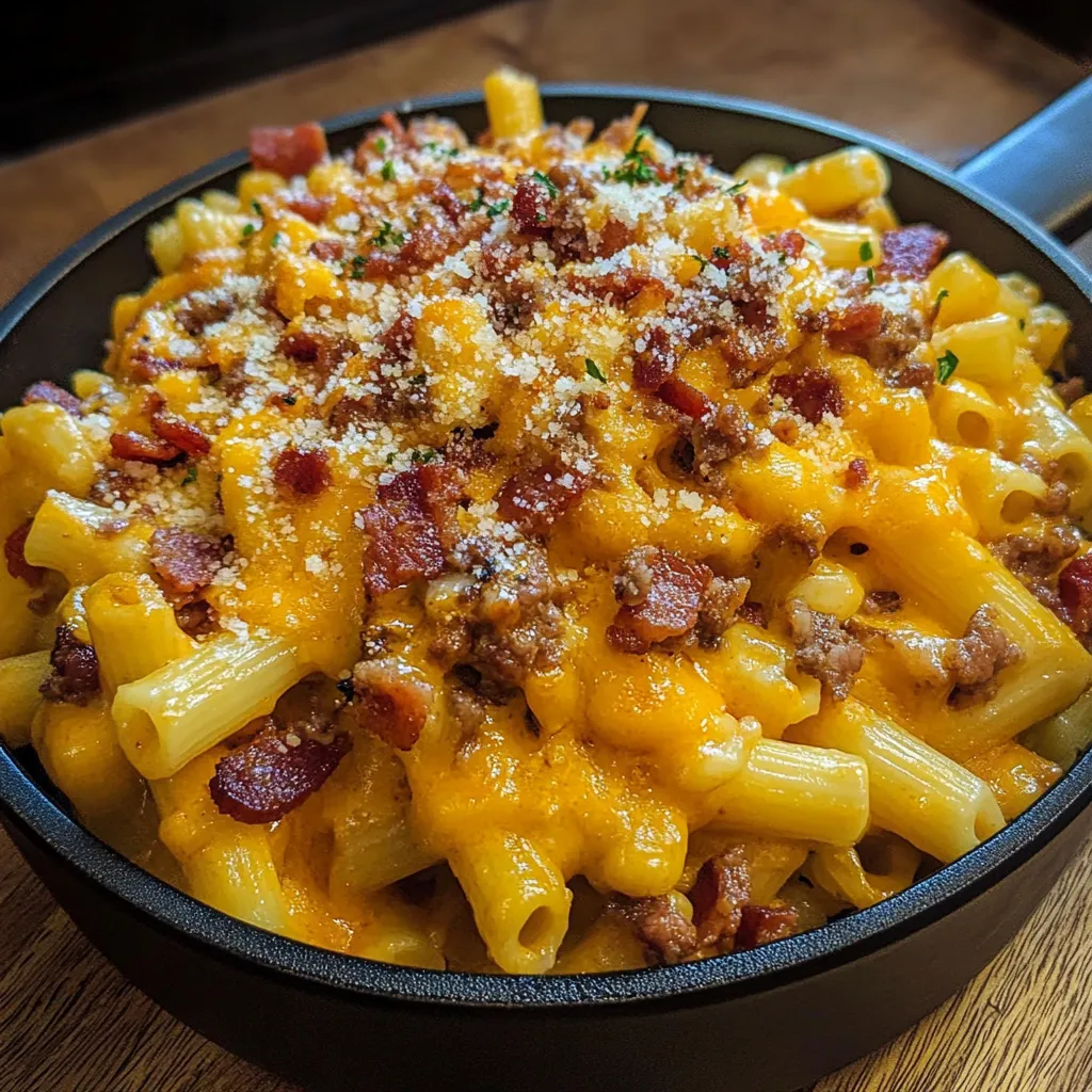Photo of featured for Indulge in Flavor: Loaded Bacon Cheeseburger Pasta That Will Wow Your Taste Buds