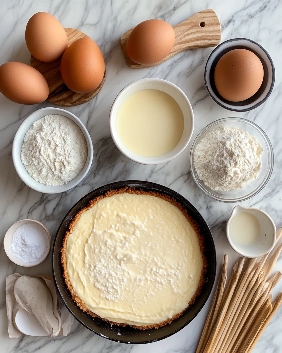 Ingredients for Savor the Creamy Delight of Loaf Pan Basque Cheesecake