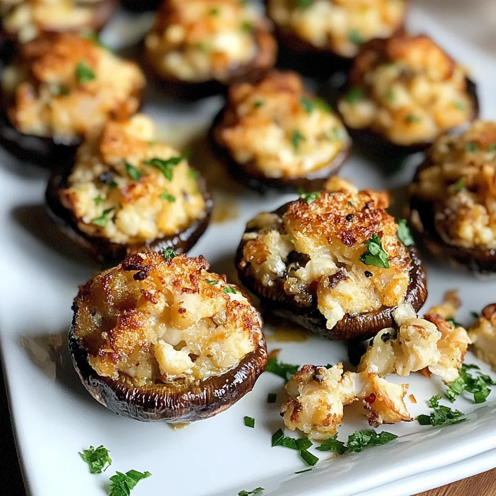 Photo of featured for Decadent Delights: Indulge in Lobster and Crab Stuffed Mushrooms
