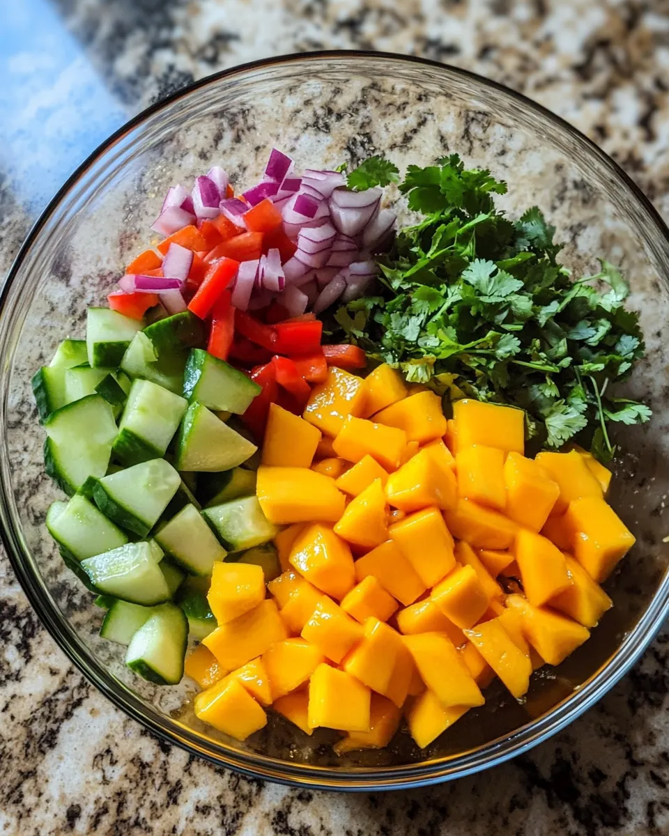 Ingredients for Mango Salad Magic: A Refreshing Twist for Your Summer Table