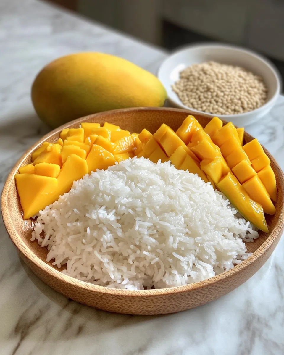Ingredients for Irresistibly Delicious: Discover the Magic of Mango Sticky Rice