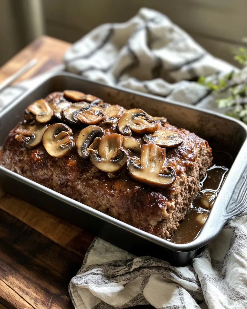 Ingredients for Irresistible Meatloaf with Mushroom Gravy: A Comfort Food Classic Reimagined