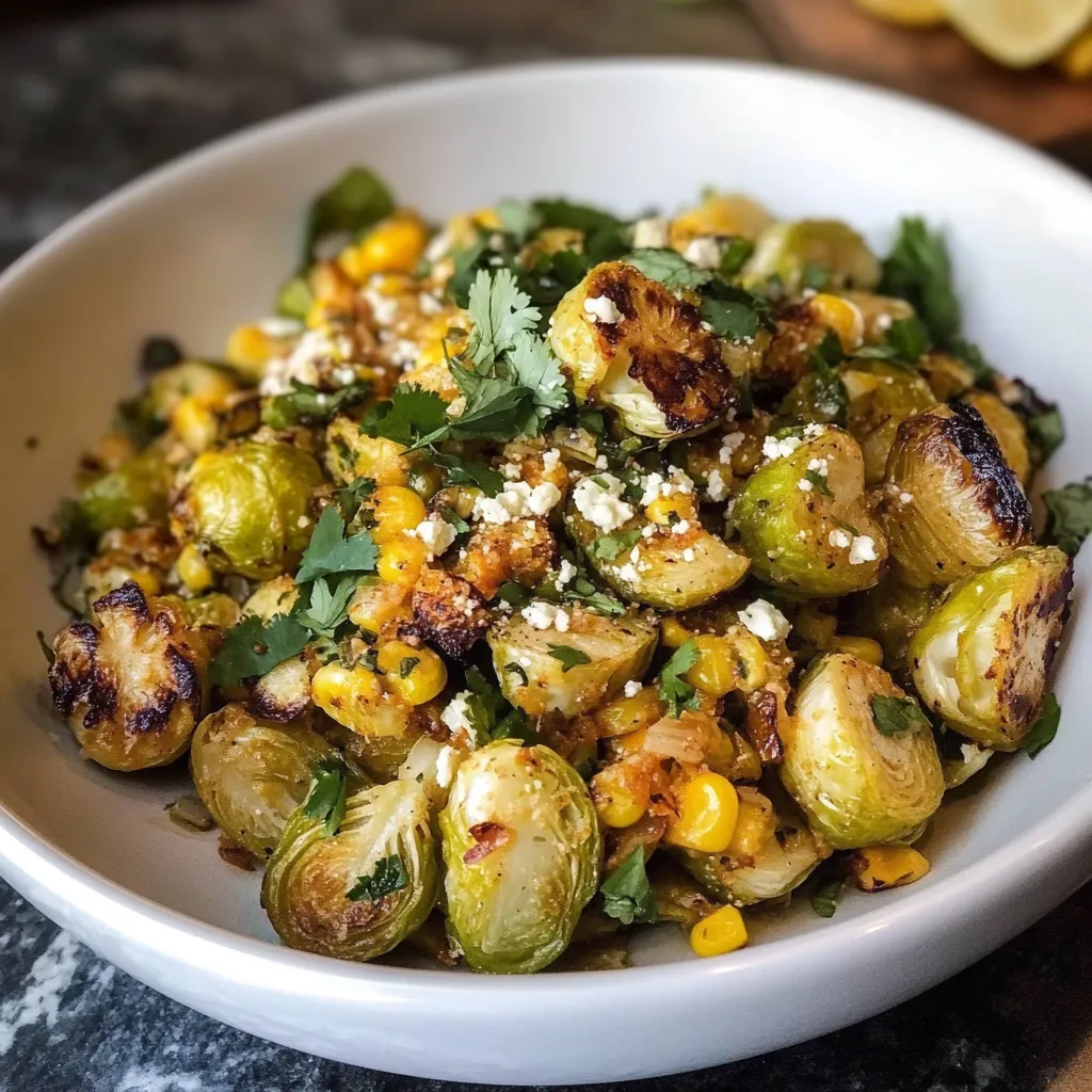 Photo of featured for Savor the Flavor: Mexican Street Corn Brussels Sprouts That Will Steal the Show