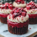 Photo of featured for Delightful Mini Candy Cane Red Velvet Cheesecakes: A Festive Treat to Savor