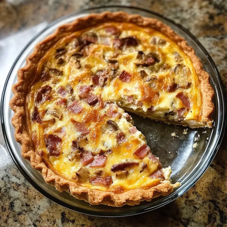 Photo of featured for Savory Bliss: Dive into the Decadence of Mississippi Sin Quiche