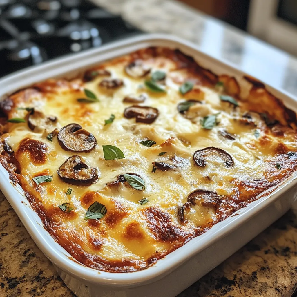 Photo of featured for Irresistible Mushroom Mozzarella Bake: A Comforting Delight You Need to Try