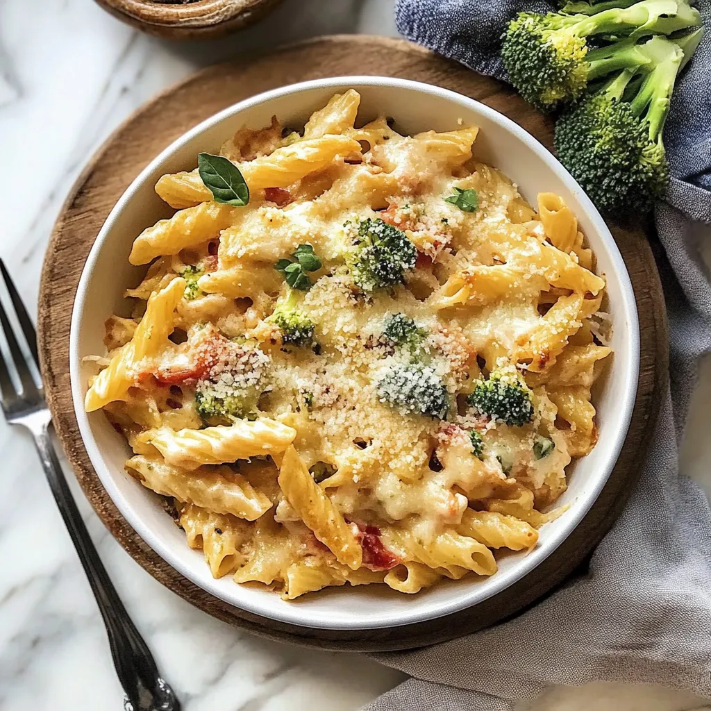 Photo of featured for Effortless No-Boil Broccoli Pasta Bake: A Delicious Dinner in a Snap