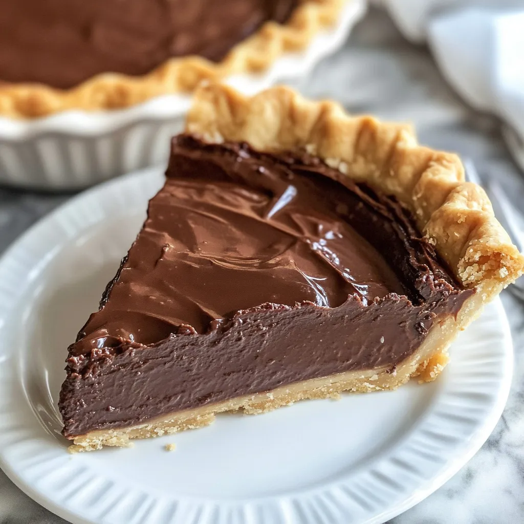 Photo of featured for Decadent Delights: The Timeless Charm of Old-Fashioned Chocolate Pie
