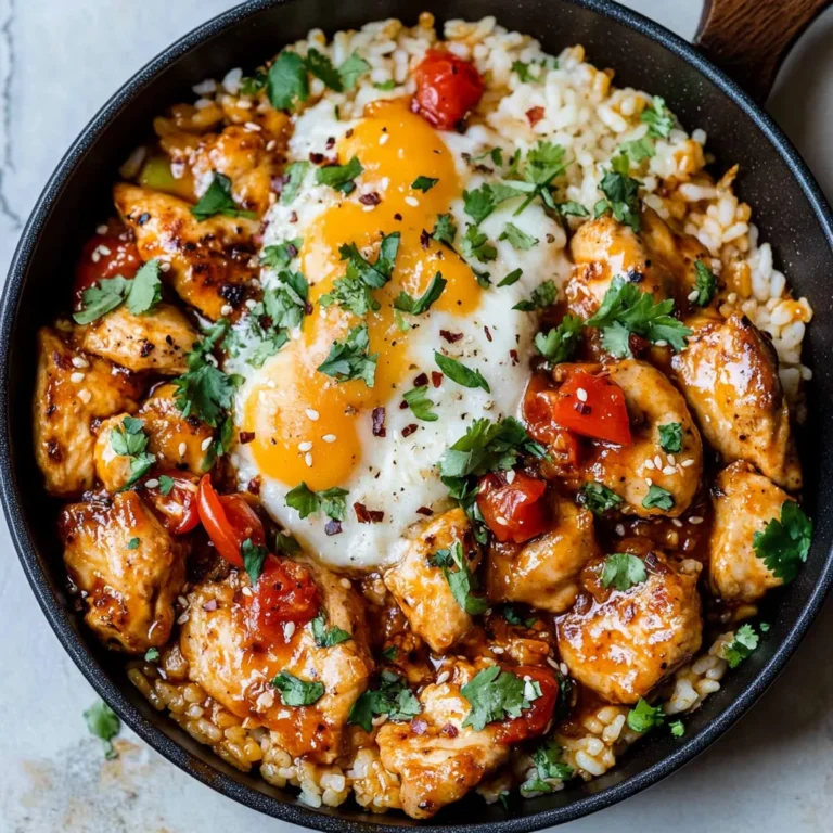 Photo of featured for Savor the Simplicity: One-Pan Bold Honey BBQ Chicken Rice Delight