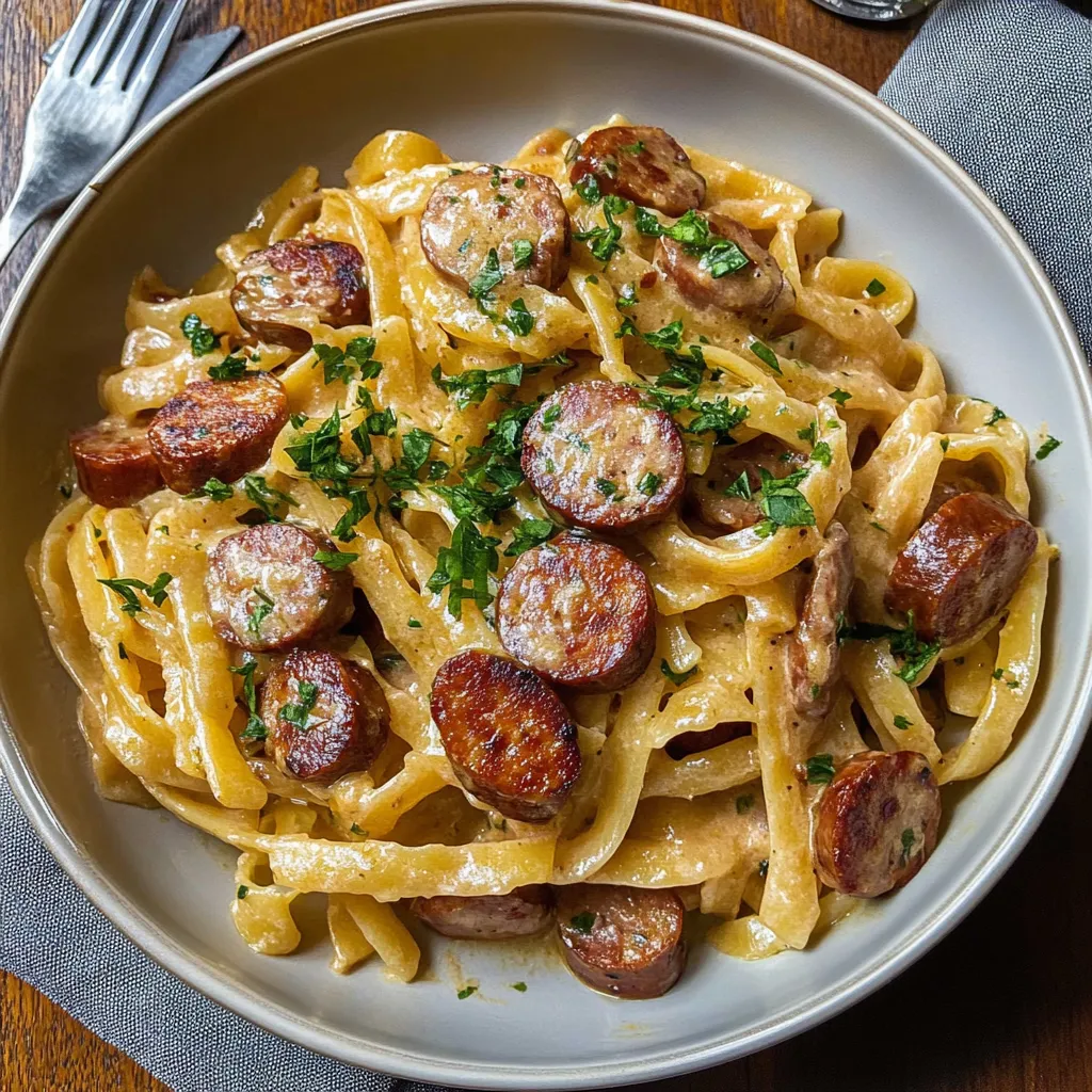Photo of featured for One Pot Smoked Sausage Pasta: The Ultimate Weeknight Wonder