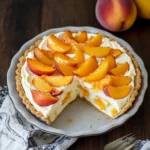 Photo of featured for Heavenly Peaches and Cream Pie: A Slice of Summer Bliss