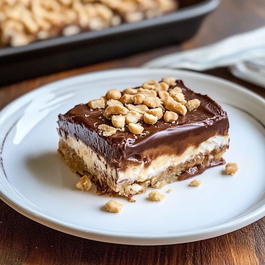 Photo of featured for Layered Indulgence: Discover the Irresistible Peanut Butter Crunch Lasagna