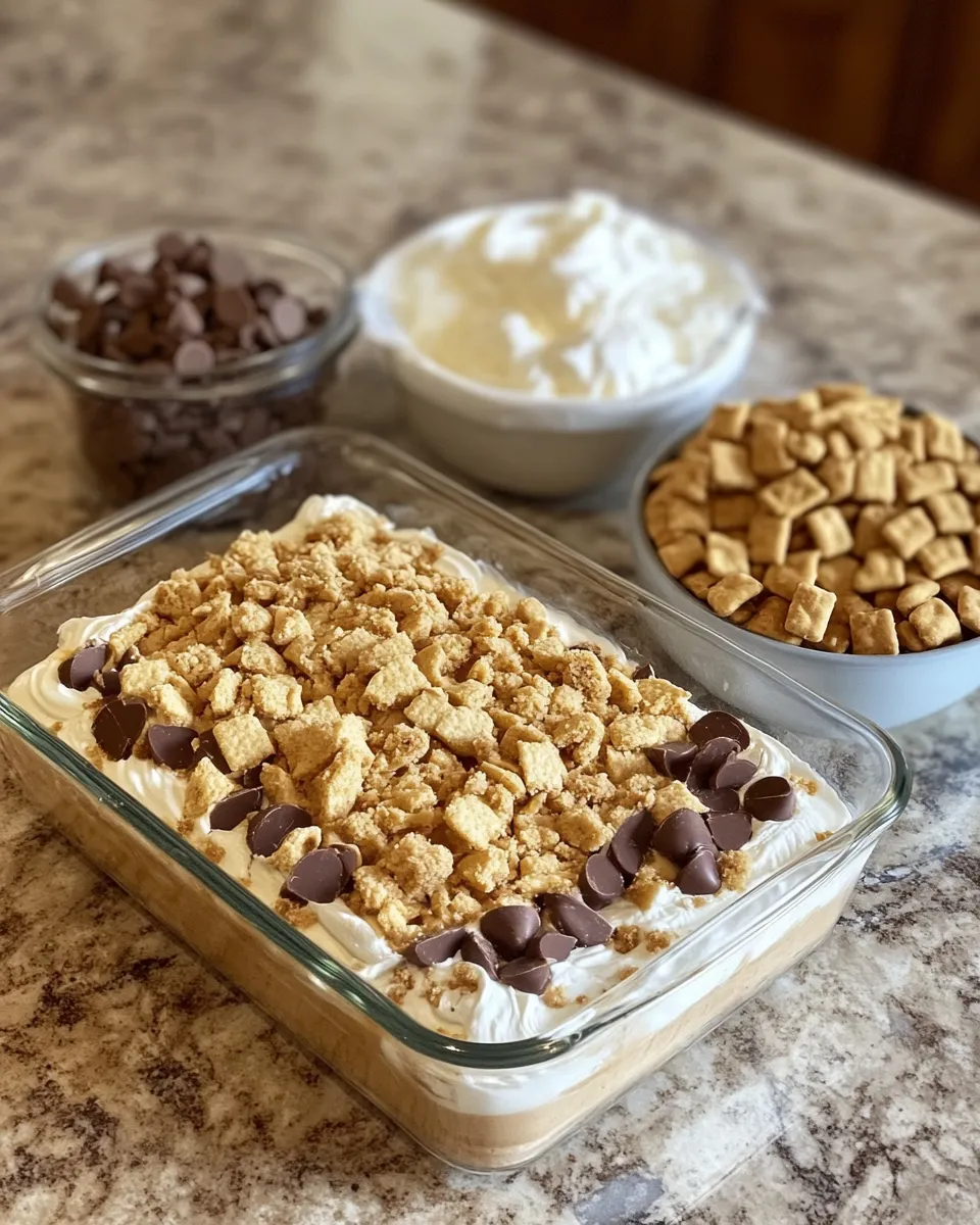 Ingredients for Layered Indulgence: Discover the Irresistible Peanut Butter Crunch Lasagna