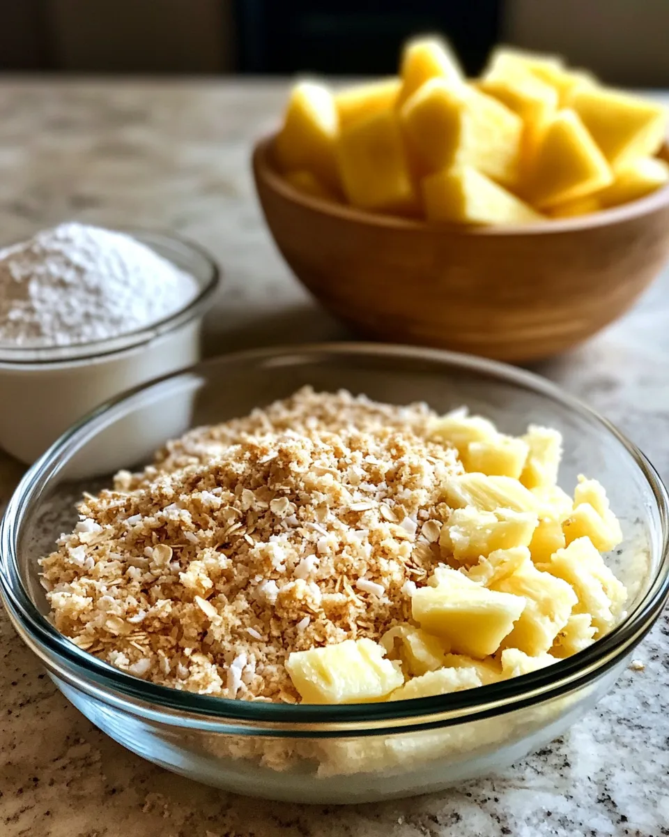 Ingredients for Unleash the Tropical Delight of Pineapple Crunch