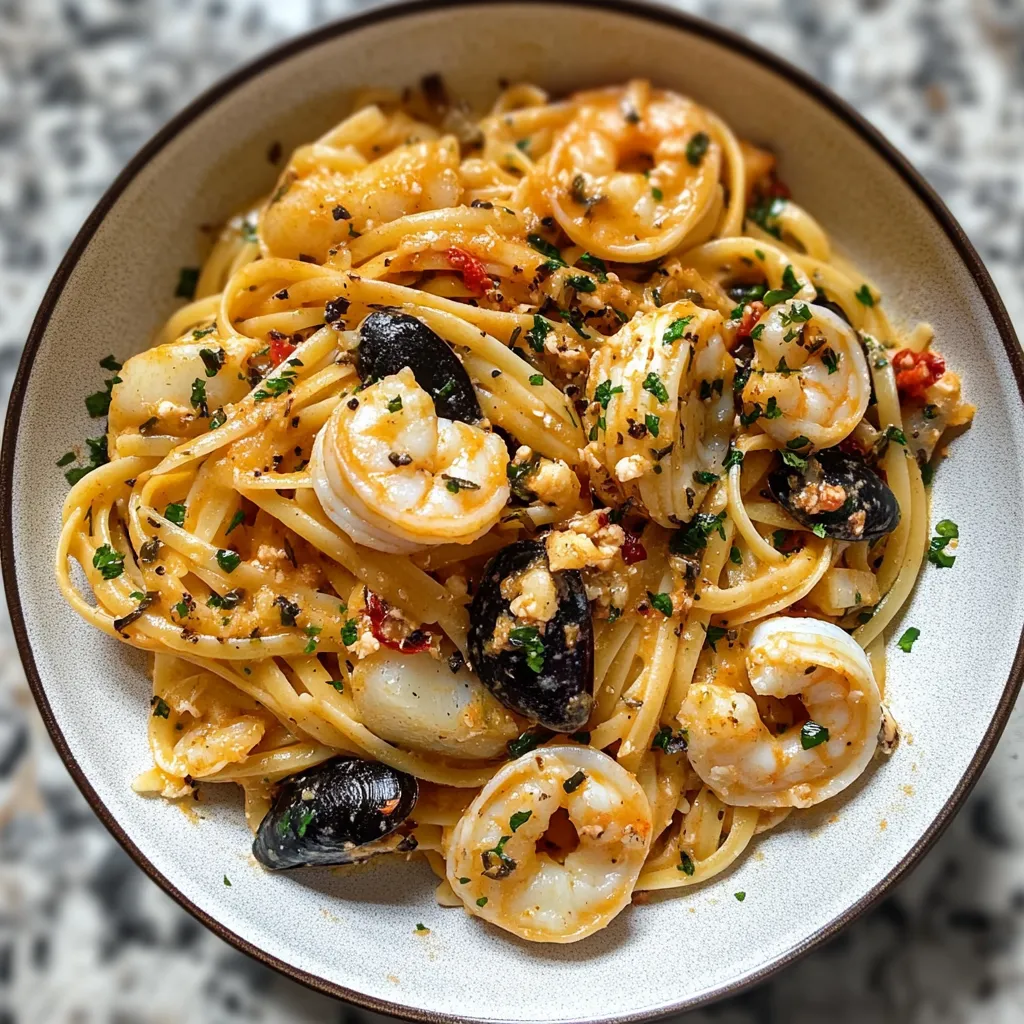 Photo of featured for Savor the Sea: A Quick Seafood Pasta Recipe for Busy Weeknights