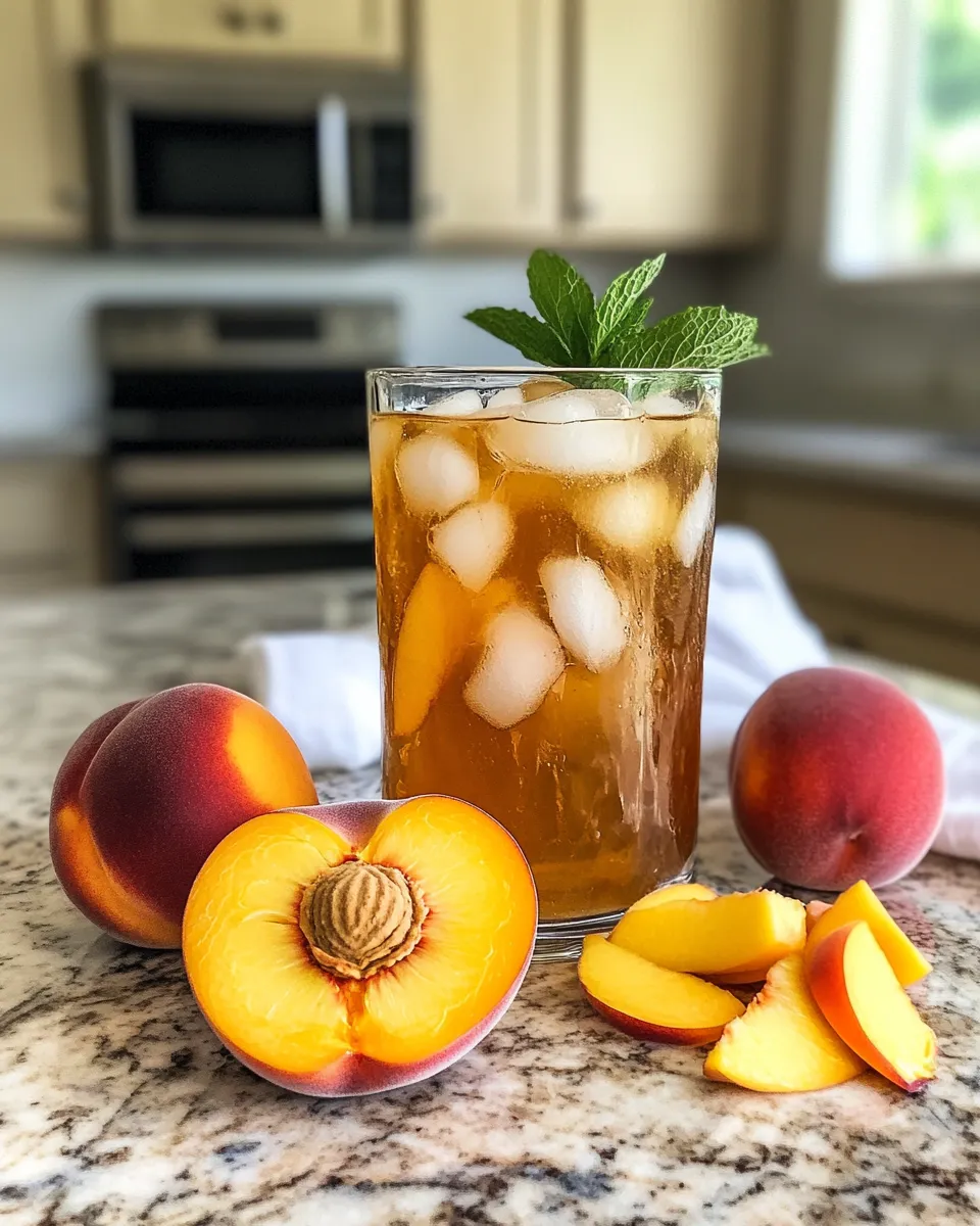Ingredients for Sip into Summer: The Ultimate Refreshing Peach Ice Tea Recipe