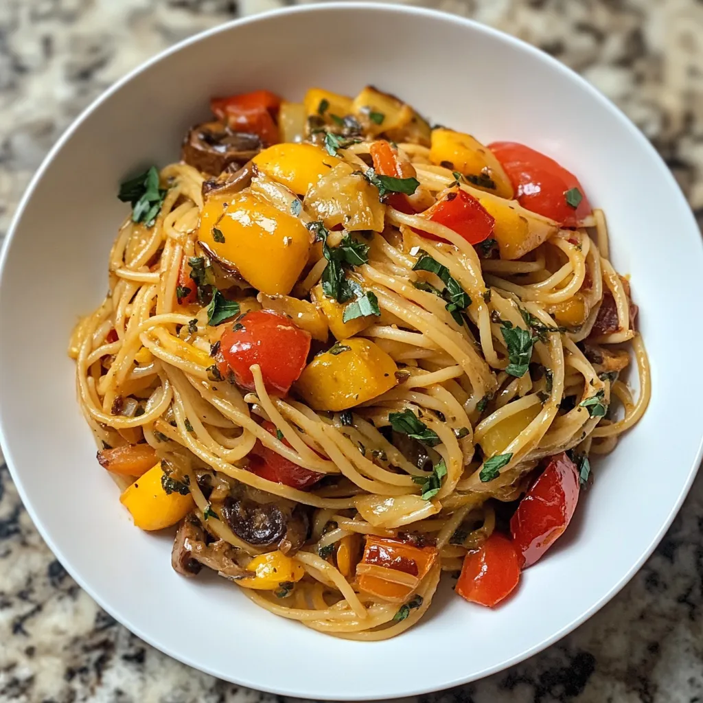 Photo of featured for Savory Delights: Whipping Up Irresistible Roasted Vegetable Pasta