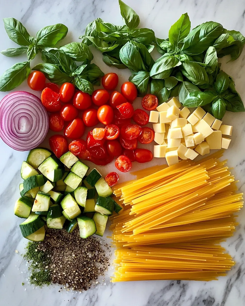 Ingredients for Savory Delights: Whipping Up Irresistible Roasted Vegetable Pasta