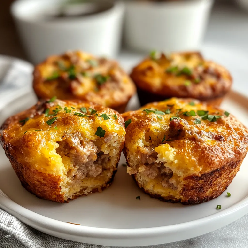 Photo of featured for Sausage Pancake Muffins: A Deliciously Savory Breakfast Treat
