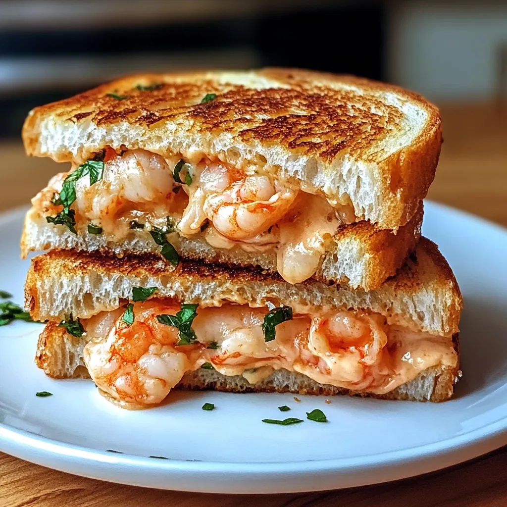 Photo of featured for Shrimp and Crab Grilled Cheese Bombs: A Seafood Lover's Dream Delight
