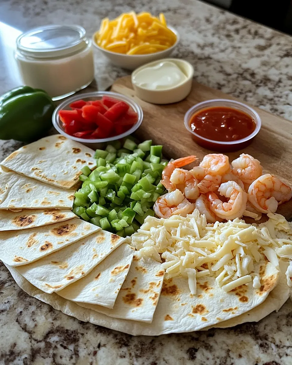 Ingredients for Savor the Sea: Irresistible Shrimp & Crab Quesadillas You Need to Try