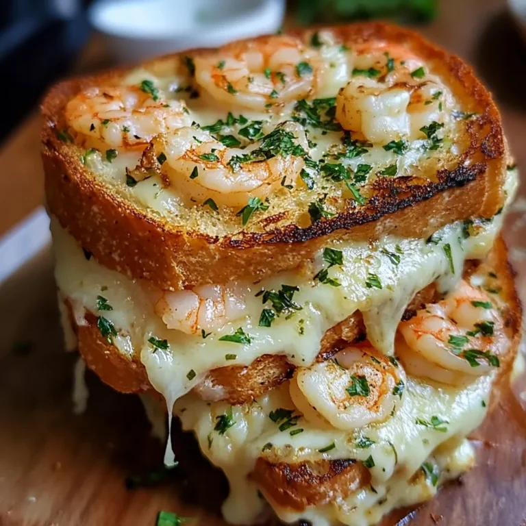 Photo of featured for Satisfy Your Cravings: Indulge in Shrimp Grilled Cheese with Garlic Bread Delights