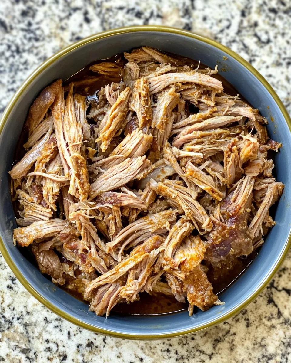 Ingredients for Savory Simplicity: Mastering Slow Cooker Carolina Pulled Pork