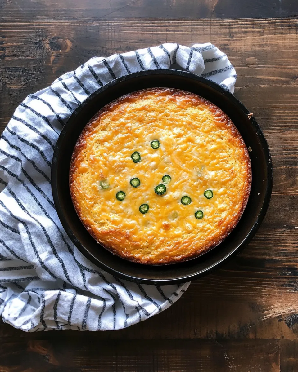 Ingredients for Savor the South with a Cheesy Twist: Southern Cheddar Jalapeño Cornbread Bake Delight