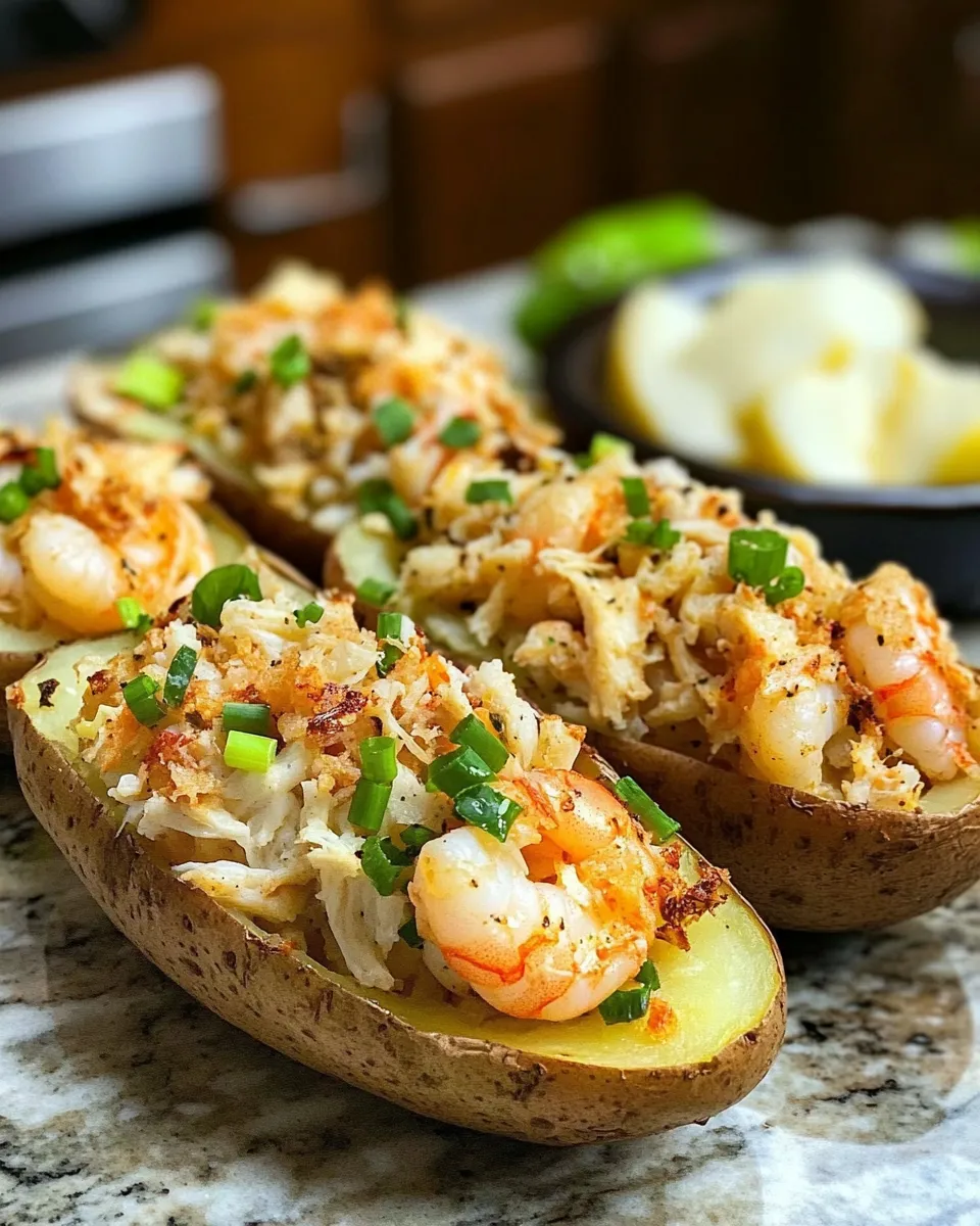 Ingredients for Indulge in Flavor: Southern-Style Seafood Stuffed Potatoes That Will Make Your Taste Buds Dance