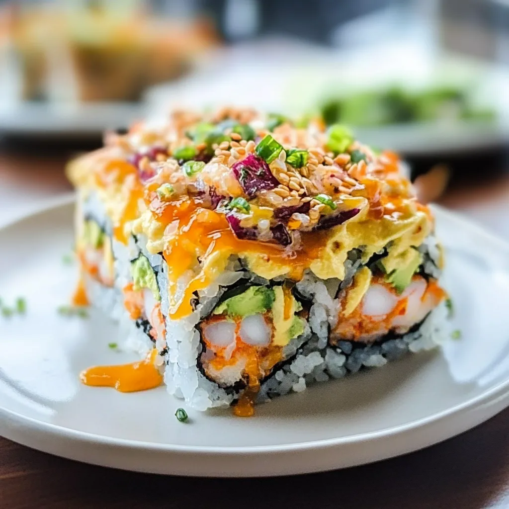 Photo of featured for Elevate Your Dinner with Irresistible Spicy Shrimp Sushi Stacks