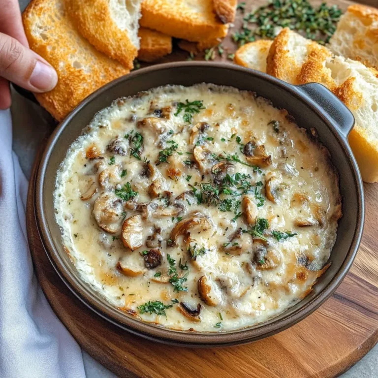 Photo of featured for Irresistible Stuffed Mushroom Dip: A Creamy Delight for Every Occasion