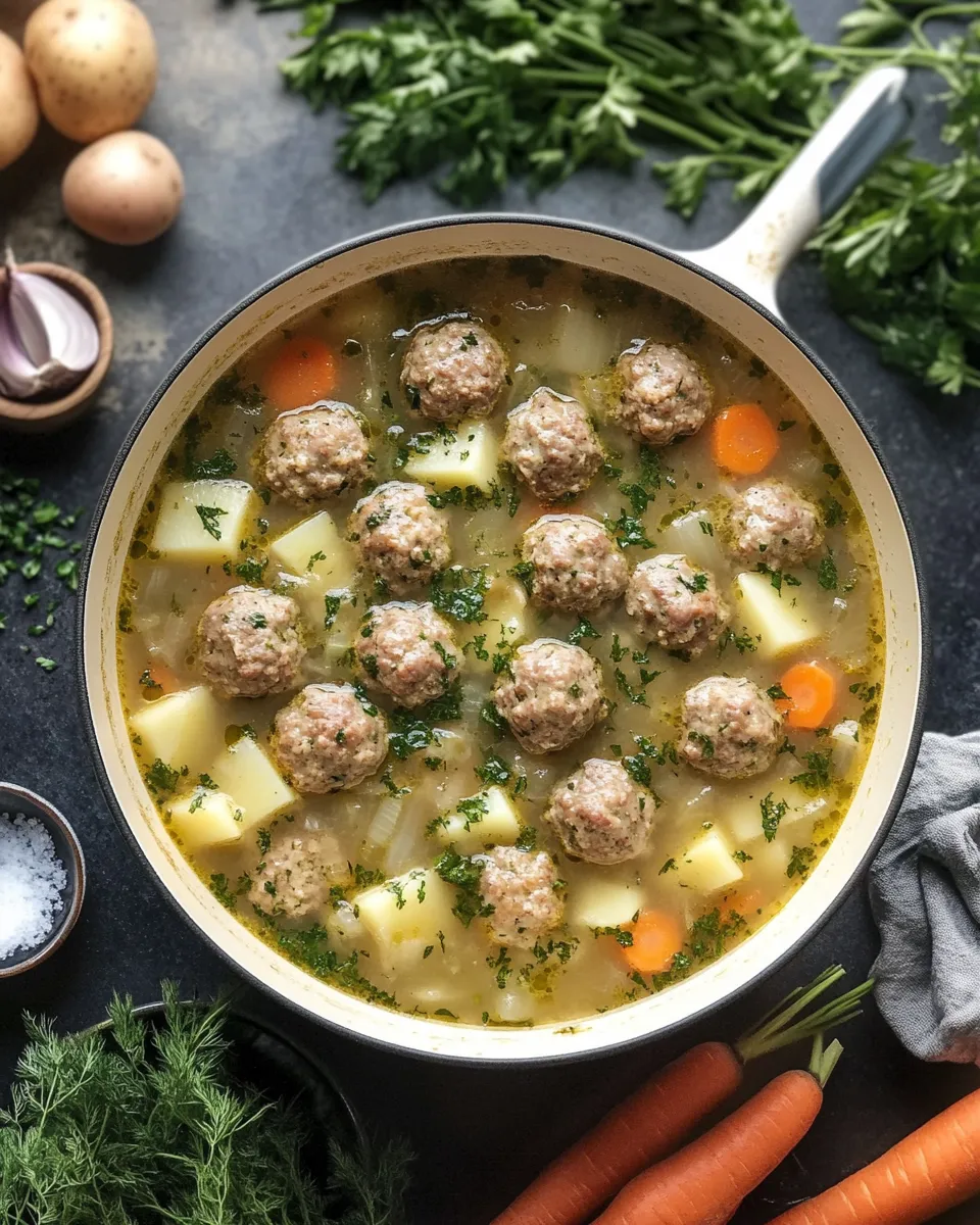 Ingredients for Cozy Up with a Bowl of Delicious Swedish Meatball Soup
