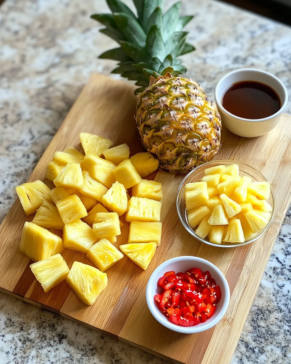 Ingredients for Tropical Bliss: Elevate Your Dishes with Sweet Chili Pineapple Sauce