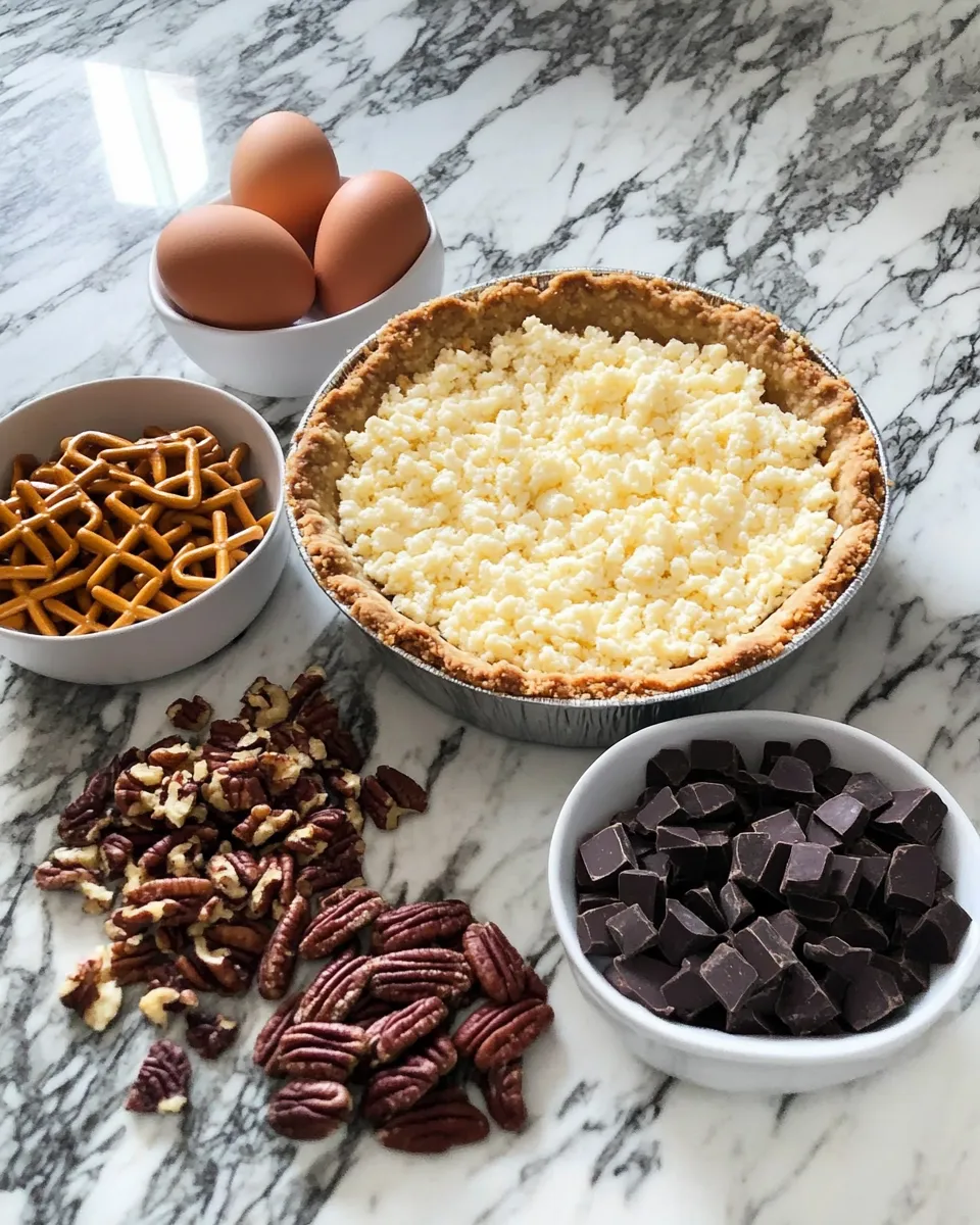 Ingredients for Indulge in the Sweet and Savory Delight of Texas Trash Pie