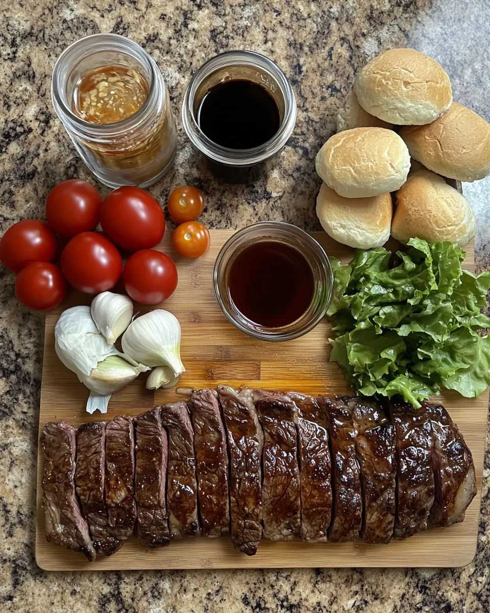 Ingredients for Savor the Bold Flavors of Whiskey Glazed Steak Sandwich Bliss
