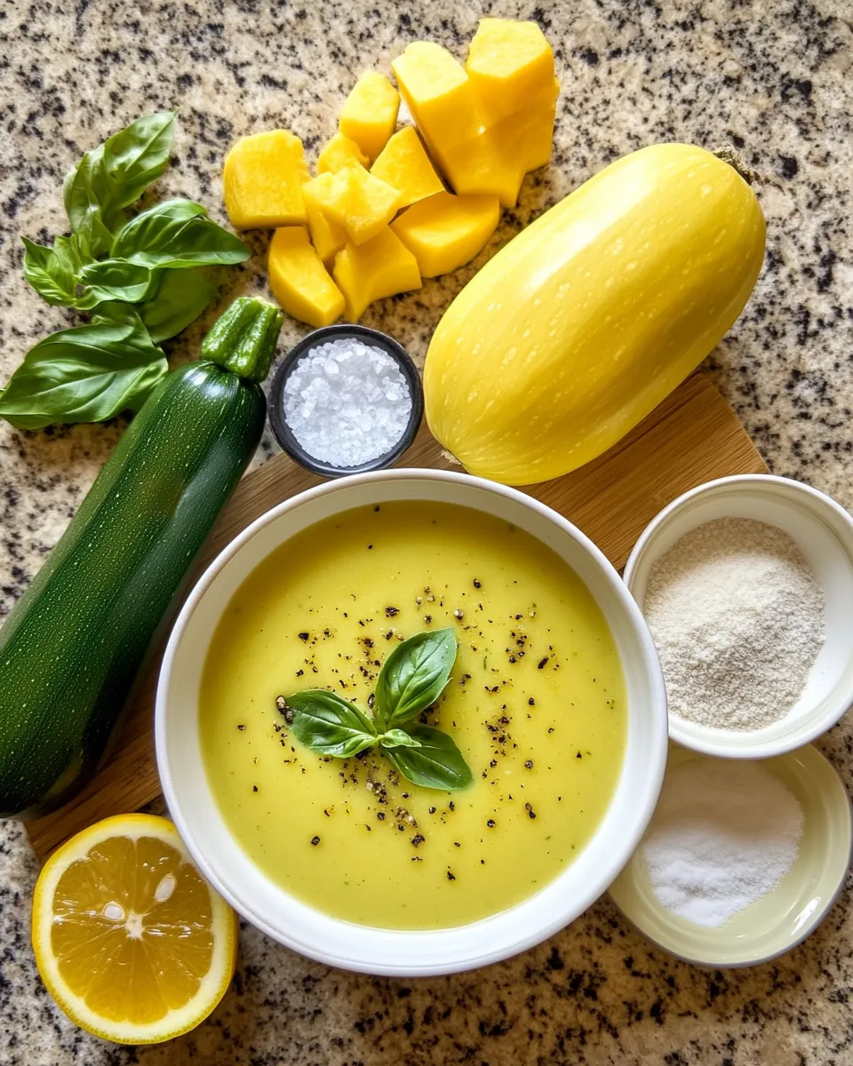 Ingredients for Deliciously Creamy Zucchini and Squash Soup Recipe You Need to Try