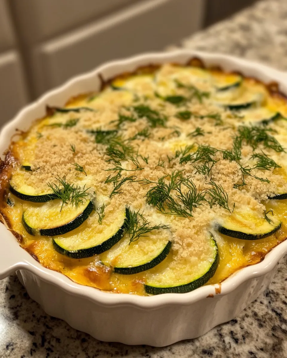 Ingredients for Savor the Flavor: Irresistible Zucchini Dill Casserole Delight