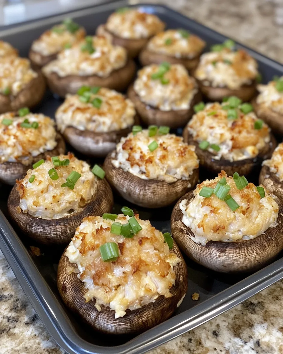 Ingredients for Deliciously Decadent Air Fryer Crab Stuffed Mushrooms You Need to Try