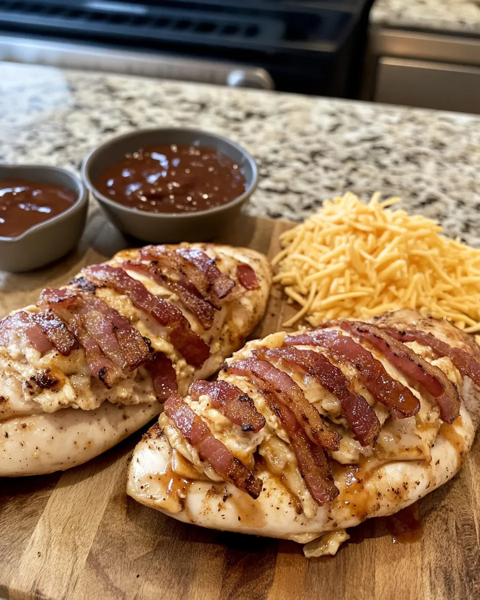 Ingredients for Sizzle and Savor: Unleash the Flavor with Bacon BBQ Stuffed Grilled Chicken