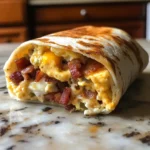 Photo of featured for Sizzling Mornings: The Ultimate Bacon Egg Cheese Breakfast Burrito Delight